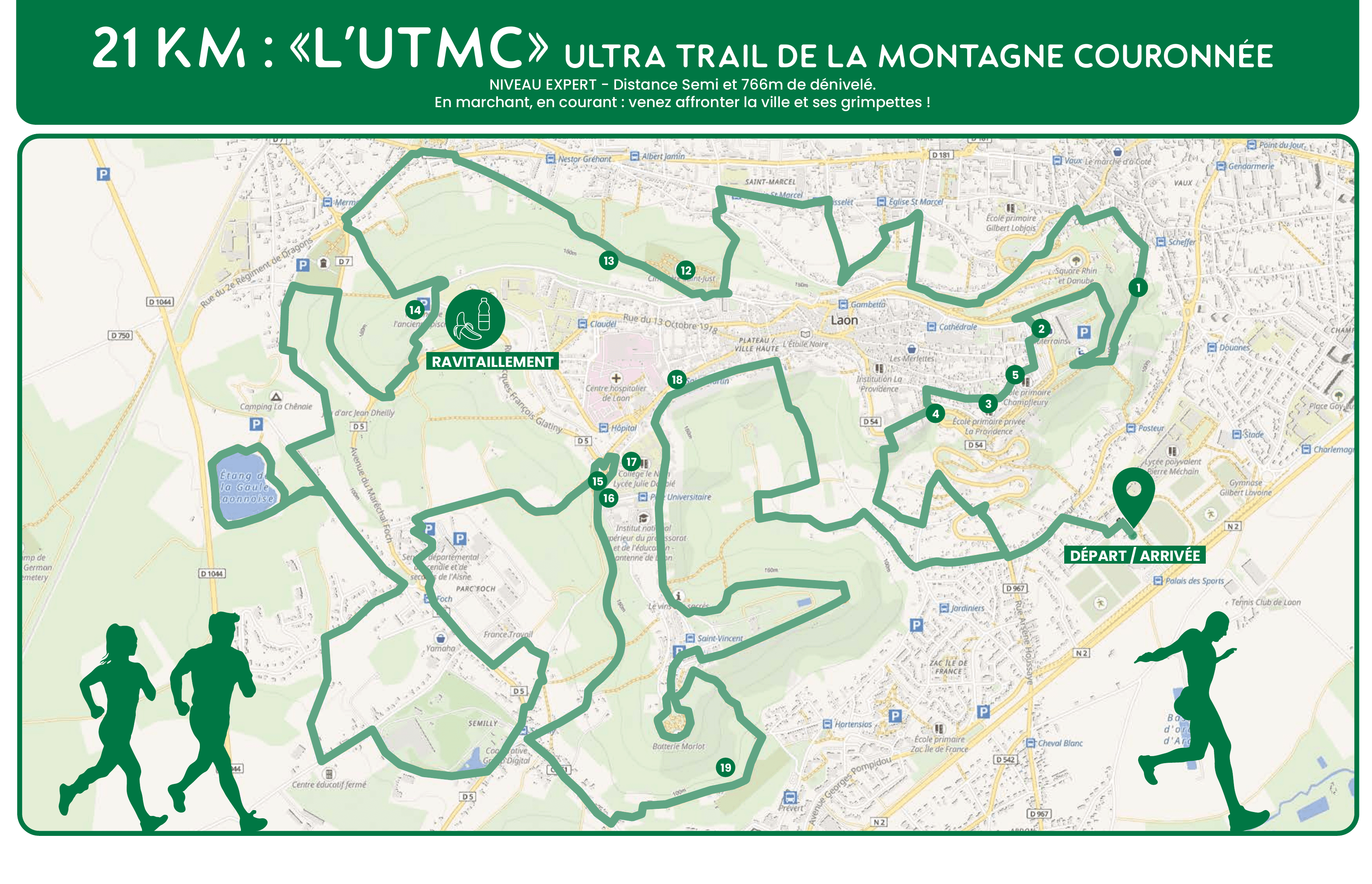Plan du circuit 21 km — RTMC 2026